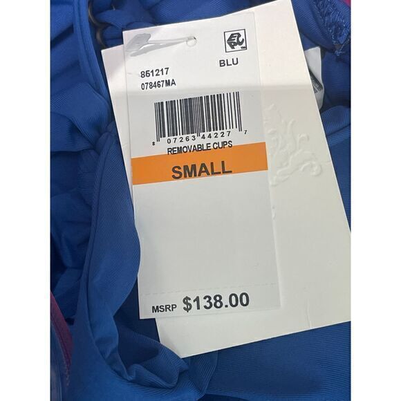 Becca By Rebecca‎ Virtue Asymmetrical One Piece Swimsuit: Size S - Picture 6 of 6